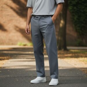 Bonobos Light Grey Men's Relaxed Fit Pants